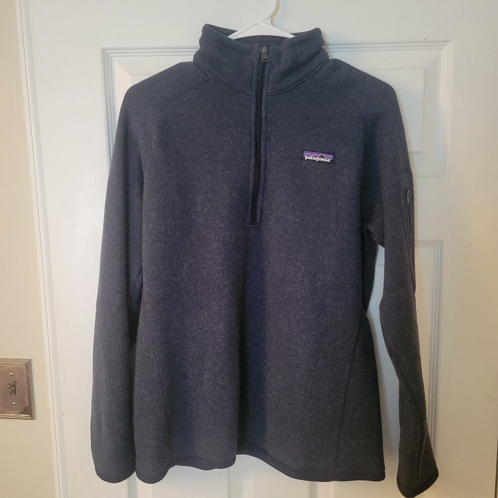 Patagonia better sweater 1/4 zip (Womens Medium, New Navy)